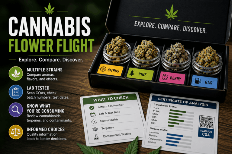 Cannabis flower flight what it is and how it works
