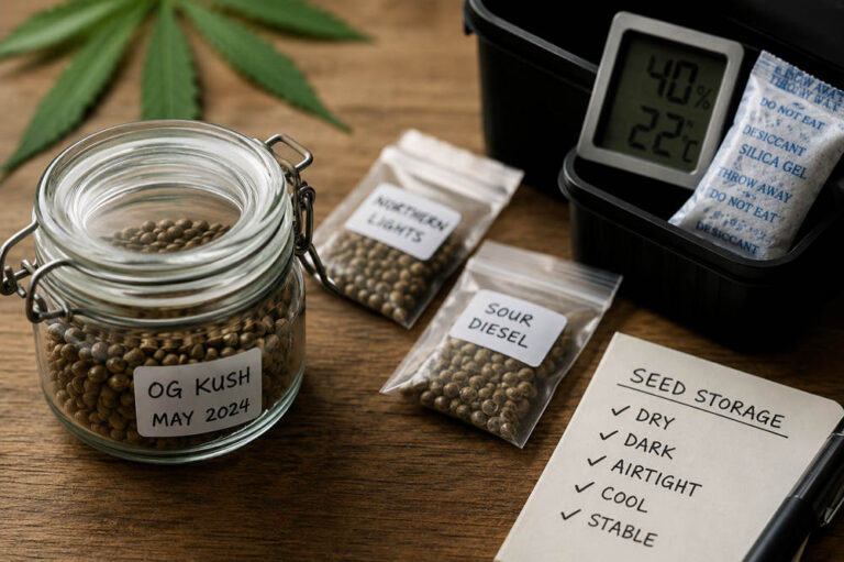 How to store cannabis seeds