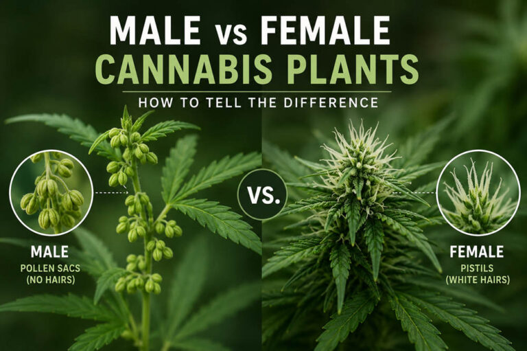 Male vs female cannabis
