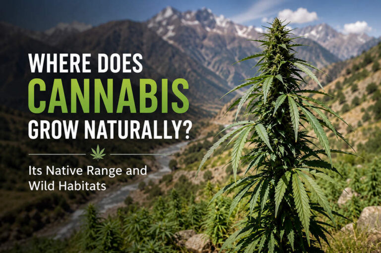 Where does cannabis grow naturally