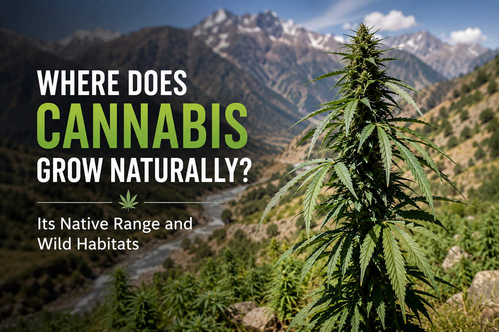Where does cannabis grow naturally