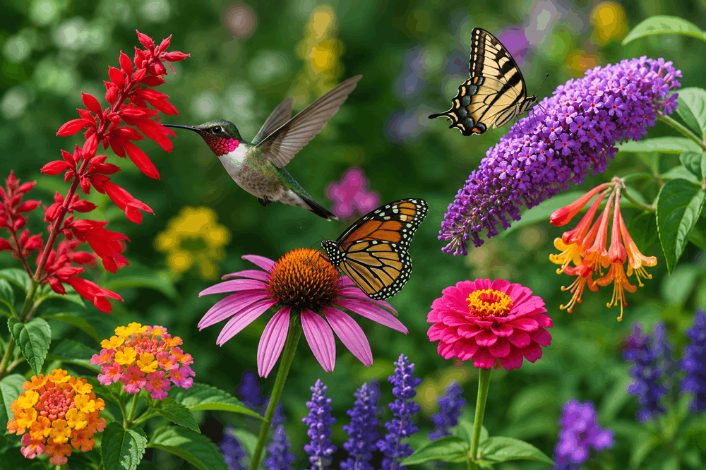 Flowers That Attract Hummingbirds and Butterflies