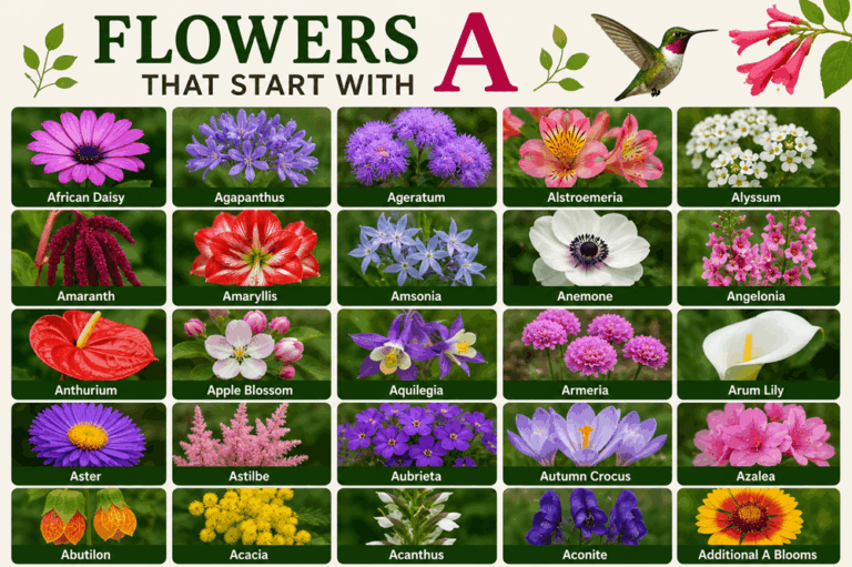 Flowers That Start With A