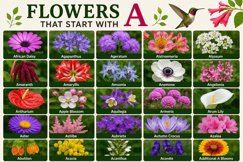 Flowers That Start With A