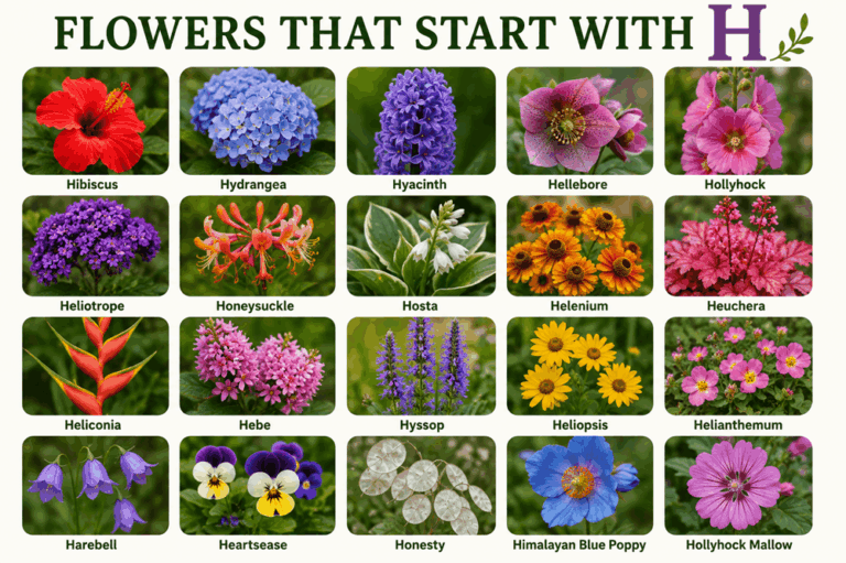Flowers That Start With H