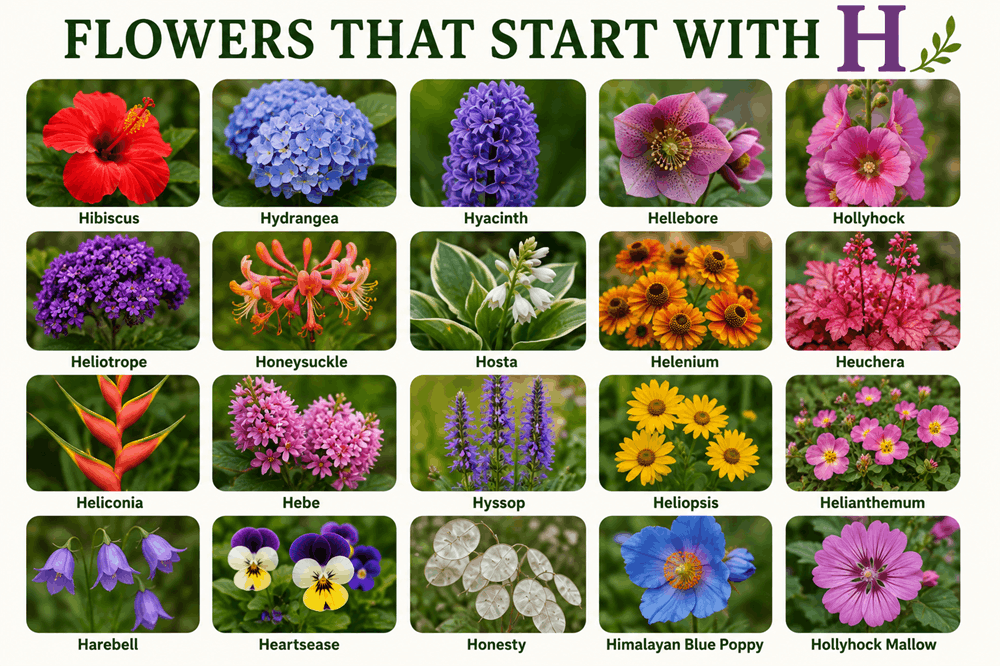Flowers That Start With H