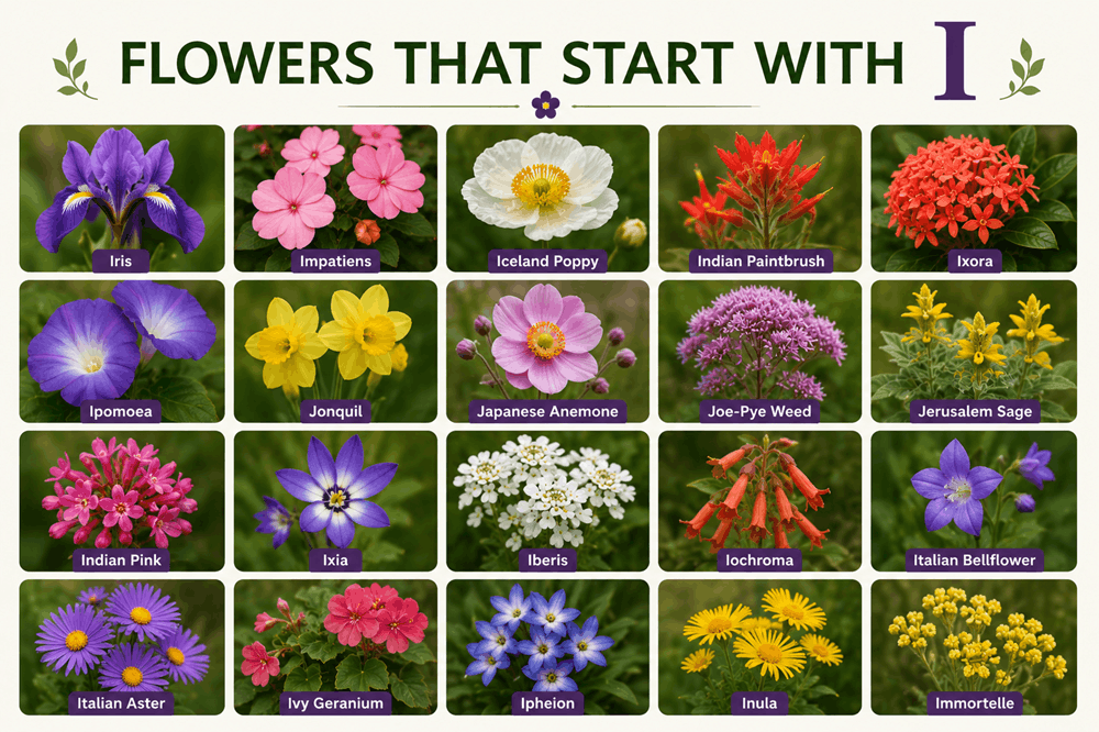 Flowers That Start With I