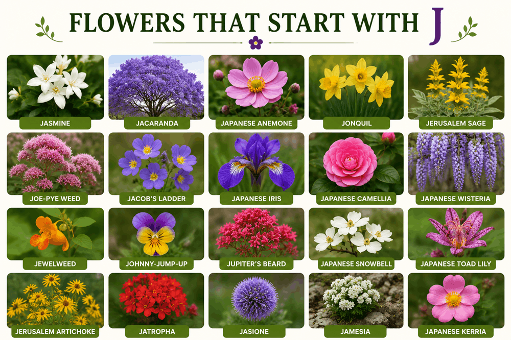 Flowers That Start With J