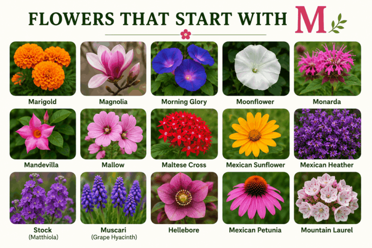 Flowers That Start With M