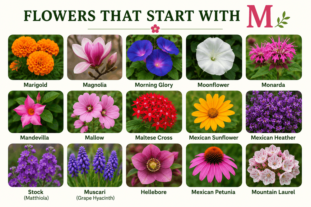 Flowers That Start With M