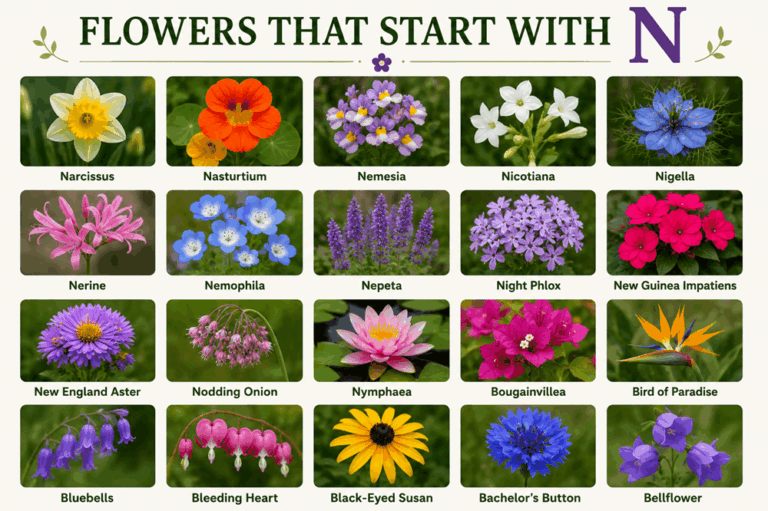 Flowers That Start With N