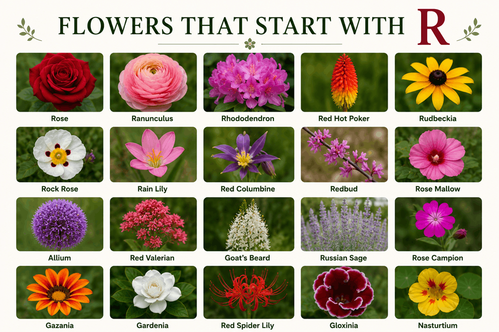 Flowers That Start With R
