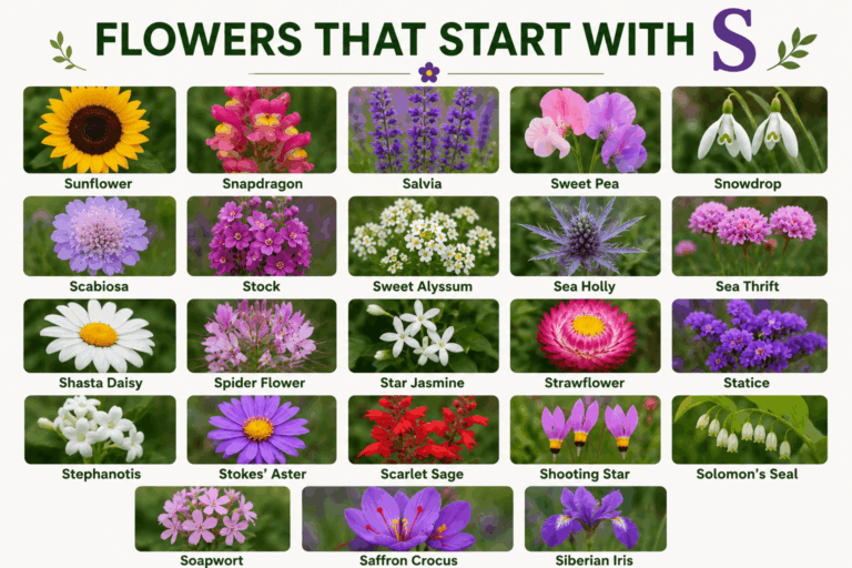 Flowers That Start With S