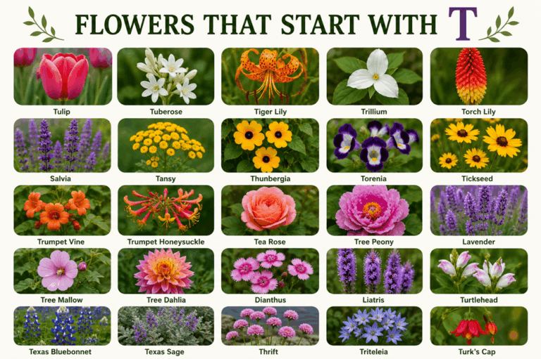 Flowers That Start With T