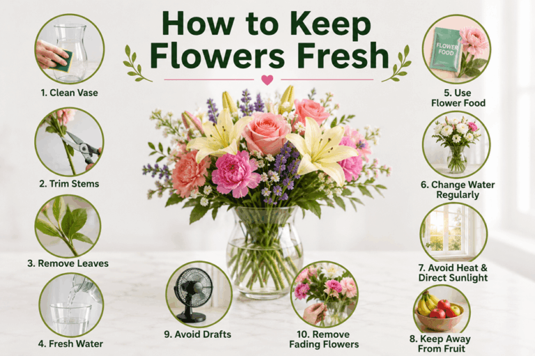 How to Keep Flowers Fresh