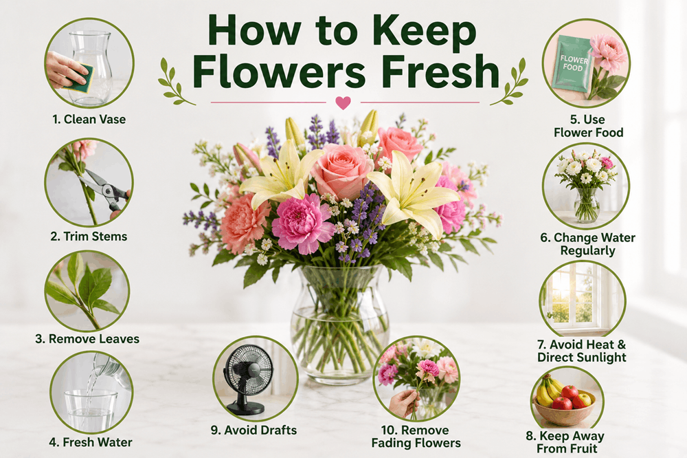How to Keep Flowers Fresh