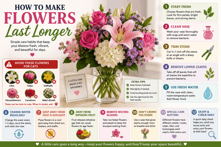 How to Make Flowers Last Longer