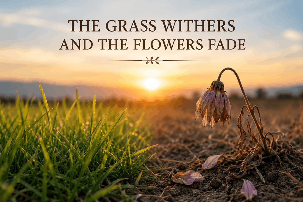 The Grass Withers and the Flowers Fade