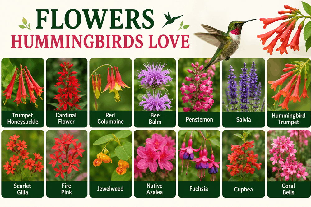 What Flowers Do Hummingbirds Like