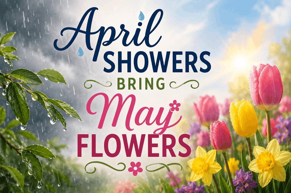 April showers bring may flowers